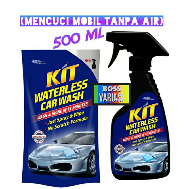 KIT Waterless Car Wash 500 ml (Mencuci Mobil Tanpa Air)