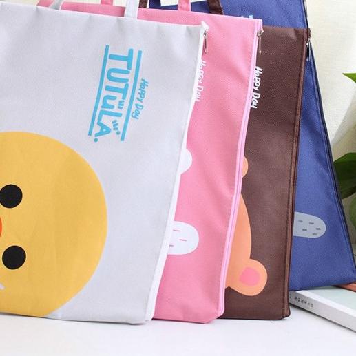 

Best Seller!! (qvm-764) Map A4 Model Tas Kain dengan Tali -80 gr Zipperbag Karakter isi Dokumen Ker