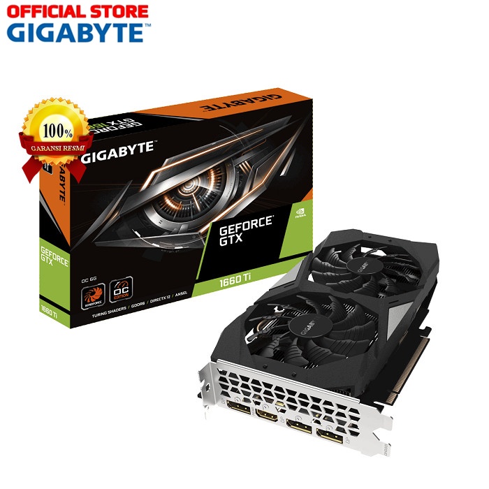 VGA Gigabyte GTX 1660 Ti OC /GTX1660 Ti OC 6GB DDR6--GV-N166TOC-6GD