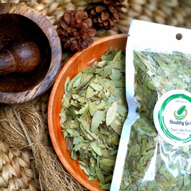 Jual Healthygo Daun Jati Cina Murni Asli Senna Alexandria Mill Herbal Daun Senna Jati