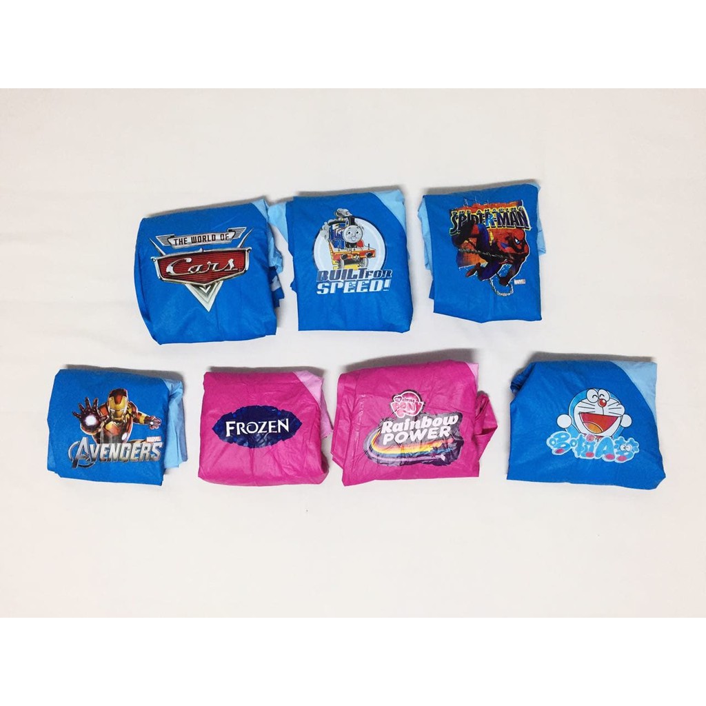 Baju anak perempuan MS410 Jas hujan anak perempuan jas hujan setelan jas hujan karakter 1404 Keren