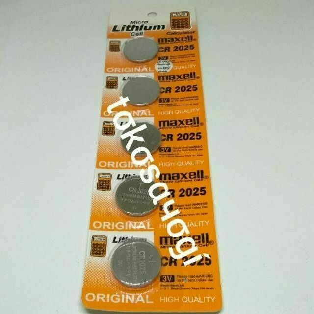 Battery / Baterai CR2025 Lithium 3V Batre CR 2025