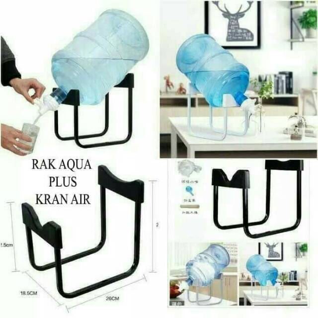 Jual RAK GALON AQUA + KRAN/ RAK GALON BESI BRACKET AQUA GALON AIR MINUM