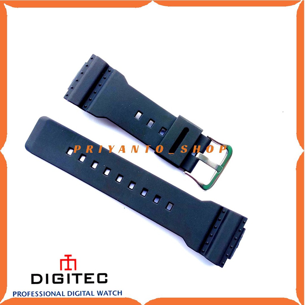 Strap Tali jam Tangan Digitec 2066 Digitec DG-2066T Oem Rubber Watch