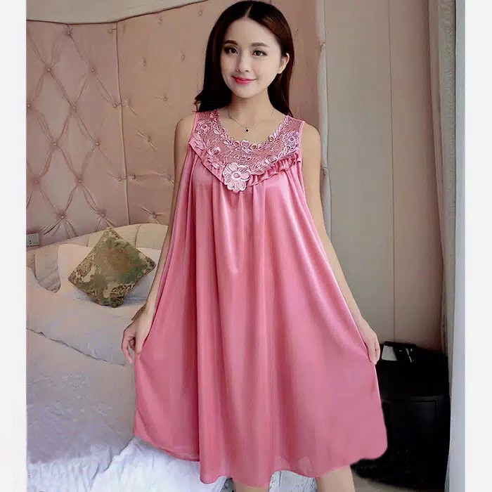 Lingerie Dress Baju Tidur Wanita BIG Jumbo Happy / DASTER LINGERIE SEXY HAPPY IMPORT