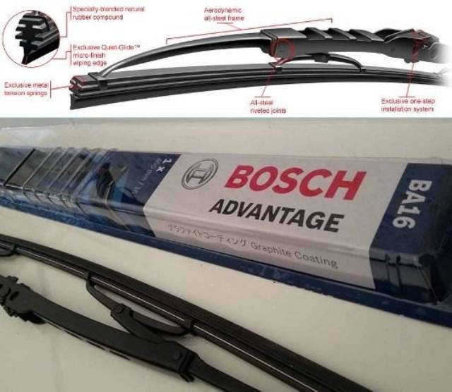 PAKET HEMAT 1SET WIPER AVANZA OLD ADVANTAGE CLASSIC ORIGINAL BOSCH