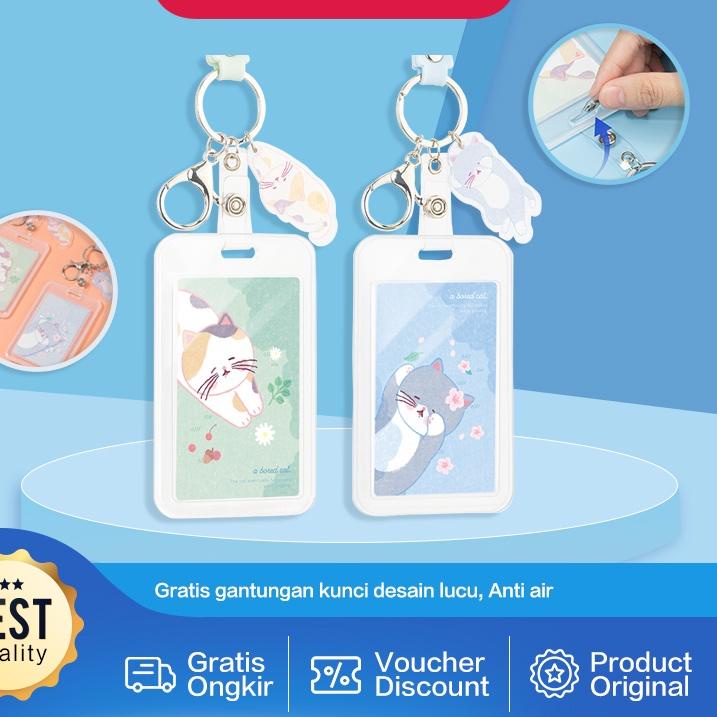 

Promo Hari Ini" Deli Cute Name Badge Bored Cat / Nametag gambar kucing gratis hiasan gantungan kunci anti air 64807