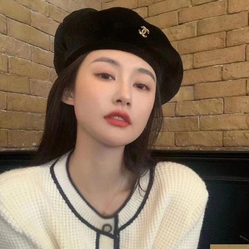 Baret Wanita Classic Beret Hat for Daily Wear Aksesoris Fashion Untuk Penggunaan Santai Baret Gaya Perancis