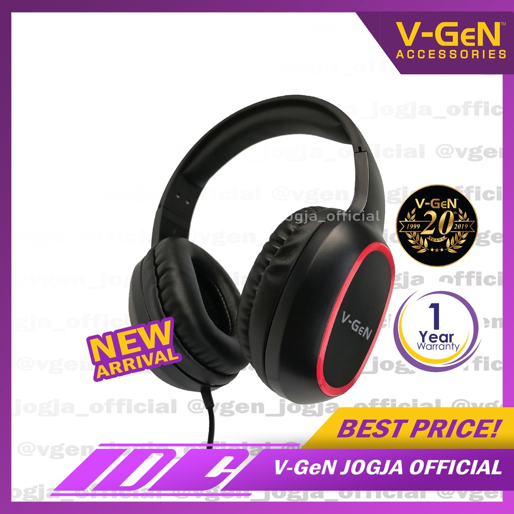 Headset Gaming V-GeN VHD1-04 Extra Bass VGEN