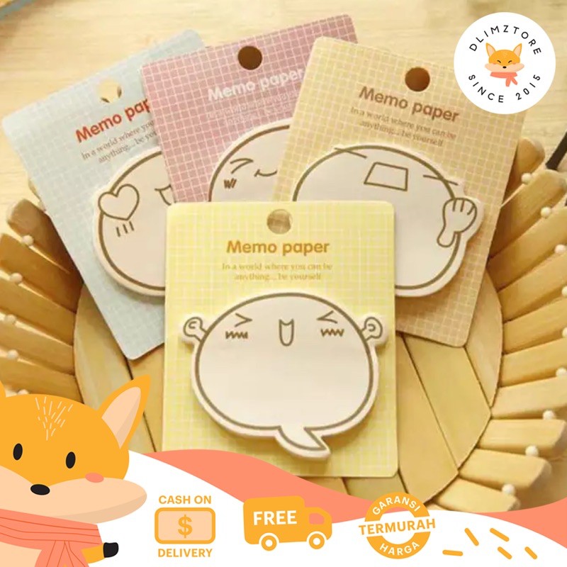 

[DZ] ST025 - StickyNote / Sticky Notes / Memo Ekspresi Emoticon