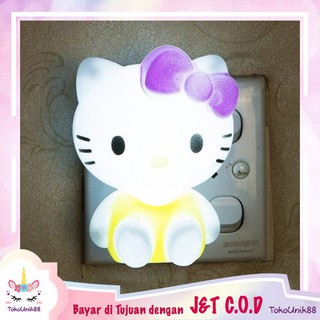 JOLIECOLLECTIONS LAMPU  TIDUR LED HELLO KITTY LAMPU  KAMAR  