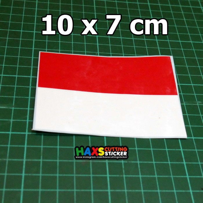 Stiker bendera Merah Putih LogoIndonesia 2W Cutting Sticker By ADN