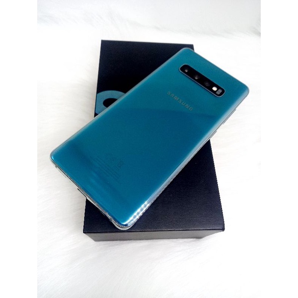 Samsung galaxy s10 plus rom128gb hp seken fullset bekas garansi resmi sein Indonesia mantap-1