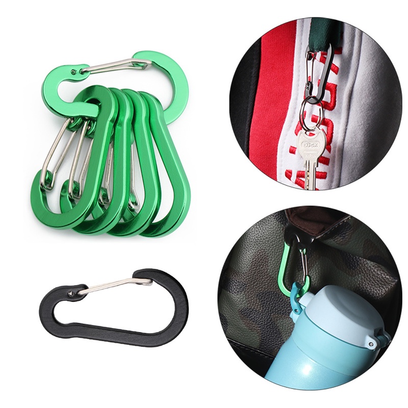 Carabiner Bahan Aluminum Alloy Untuk Camping / Climbing