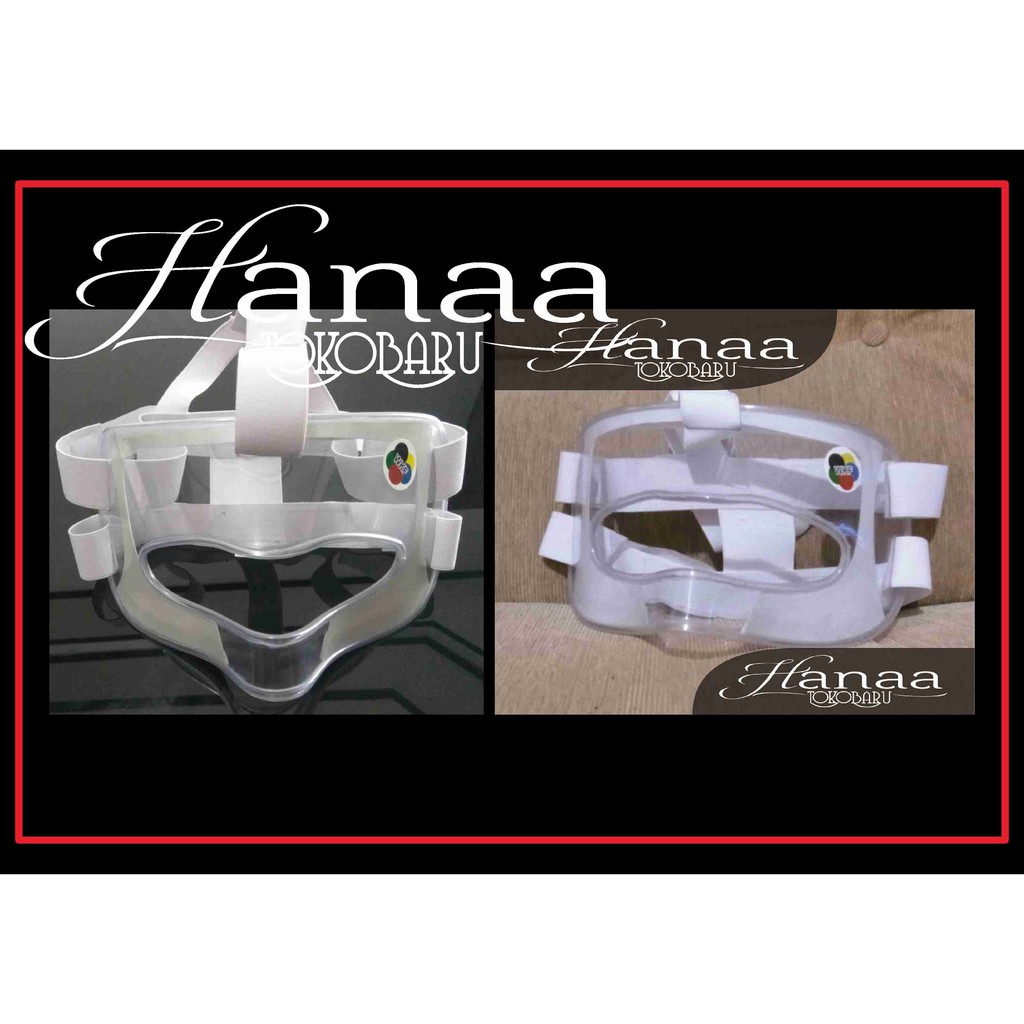 Face Mask Karate Pelindung Wajah Muka Kepala Kumite WKF Facemask