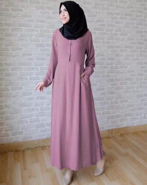 JCS- maxi hilda / maxi wanita kekinian / gamis wanita murah / Maxi Gamis Wanita Busui Termurah