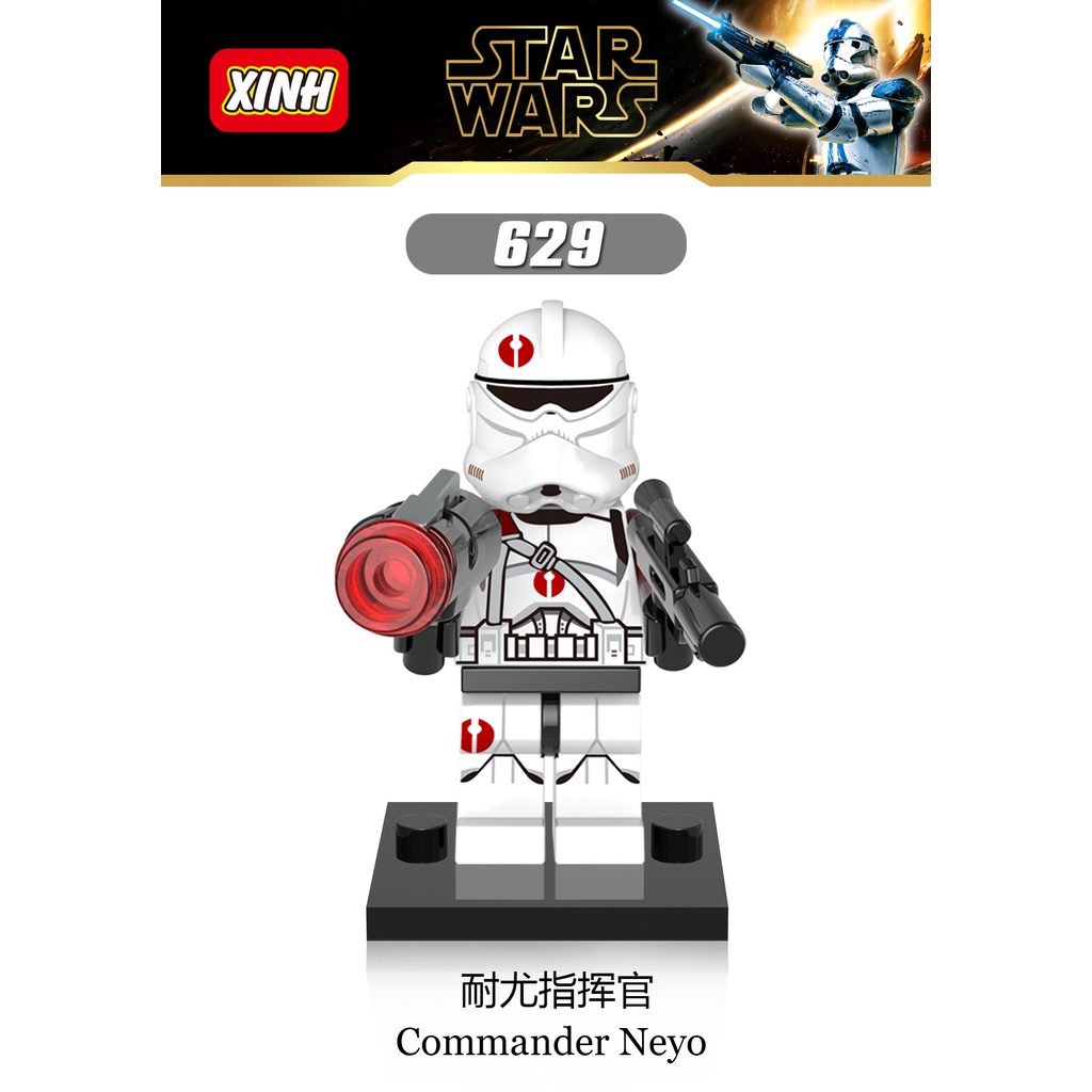 Mainan Balok Bangunan Mini Figure Star Wars Commander Appo Neyo Gree