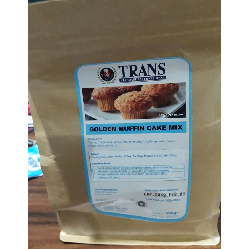 

Harga Special Golden Muffin Cake Mix