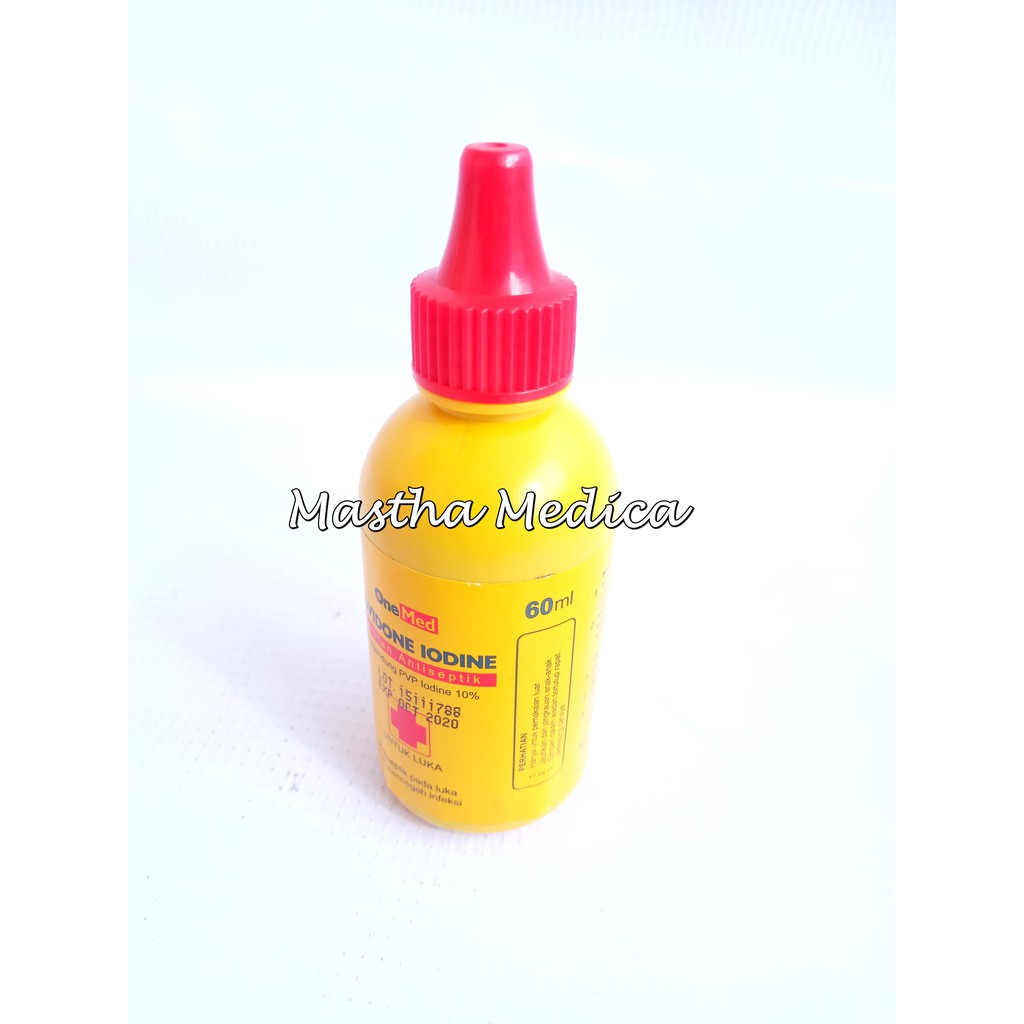 Encodine larutan antiseptik luka Betadine Povidone lodine 60ml cc Onemed