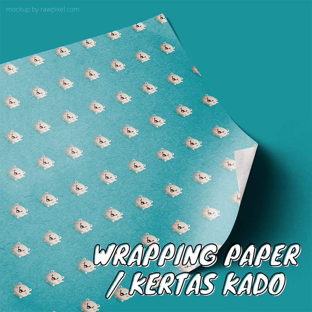 [MIN ORDER 2pcs] Wrapping paper | Kertas Kado | Kertas Sampul Truz edition