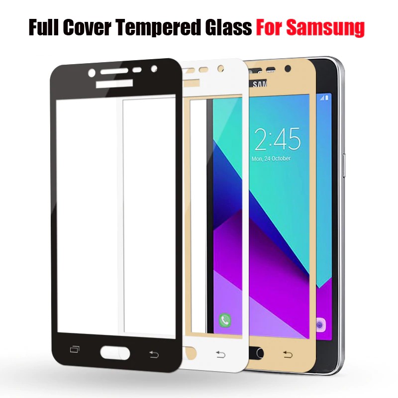 Tempered Glass 9D Samsung Galaxy J2 Prime Tempered Glass Full Layar Full Cover Full Glue