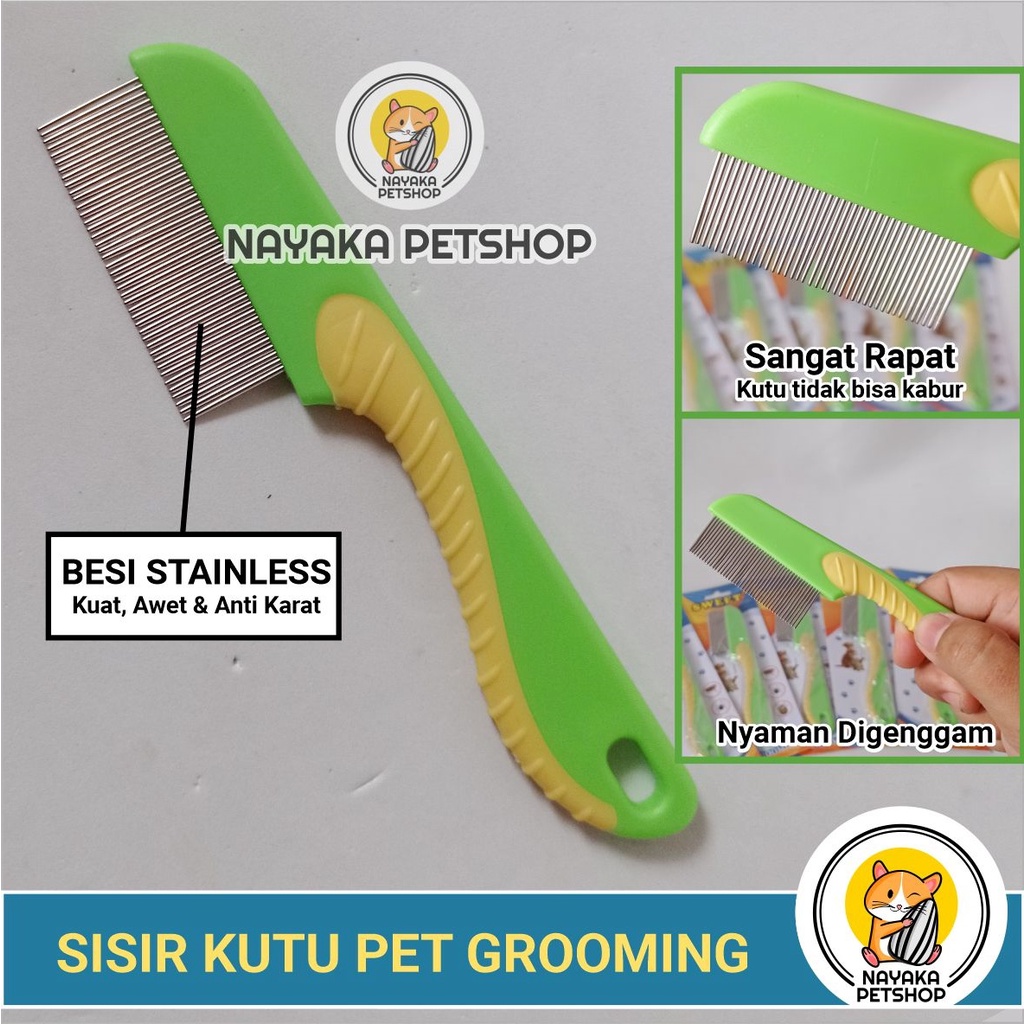 Serit Kutu Sisir Kutu Kucing Kelinci