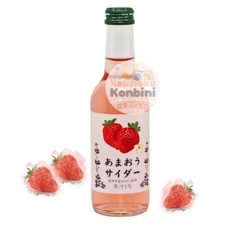 Tomomasu Amao Strawberry Cider / minuman jepang / minuman import