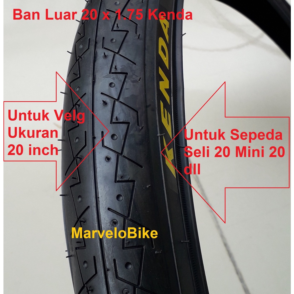 BAN LUAR KENDA 20 X 1.75