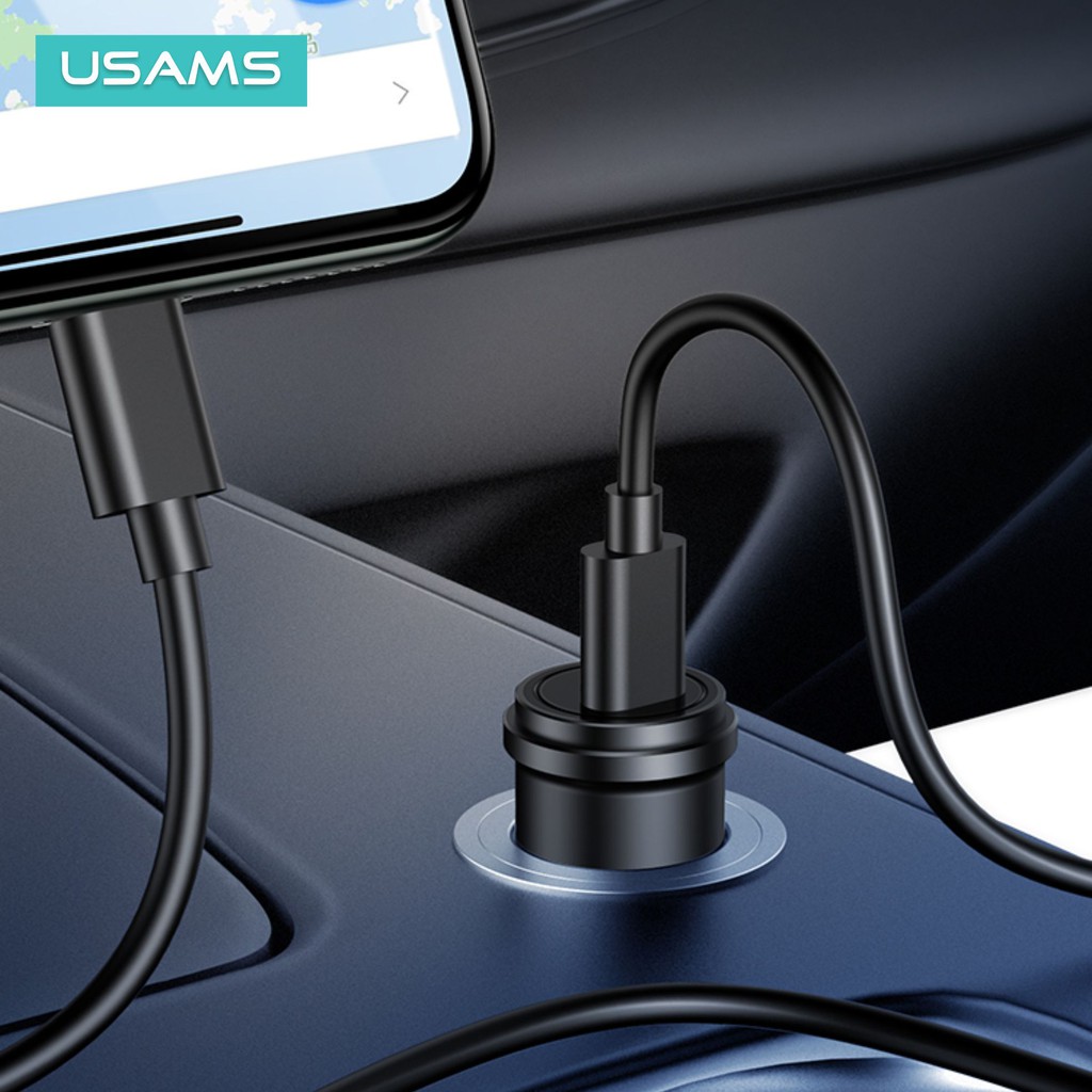 USAMS C14 ADAPTER CHARGER MOBIL PD3.0 18W