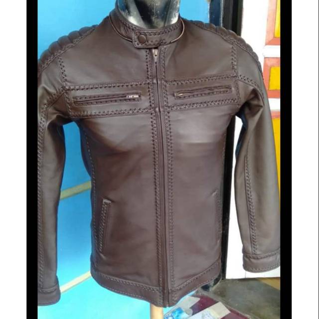 Jaket Kulit Asli Sulam Kupluk Super No 1