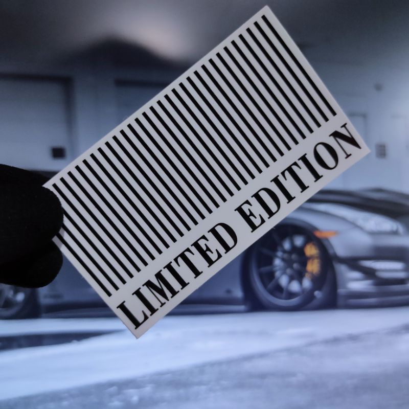 

STICKER LIMITED WHITE