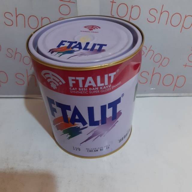 CAT FTALIT KAYU BESI WARNA CREAM 119 ISI 1KG