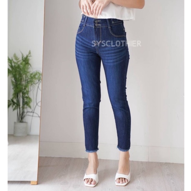 CELANA JEANS WANITA UKURAN NORMAL &amp; JUMBO CHARLIE GARMEN  SERIES JEANS-SYSCLOTHIER