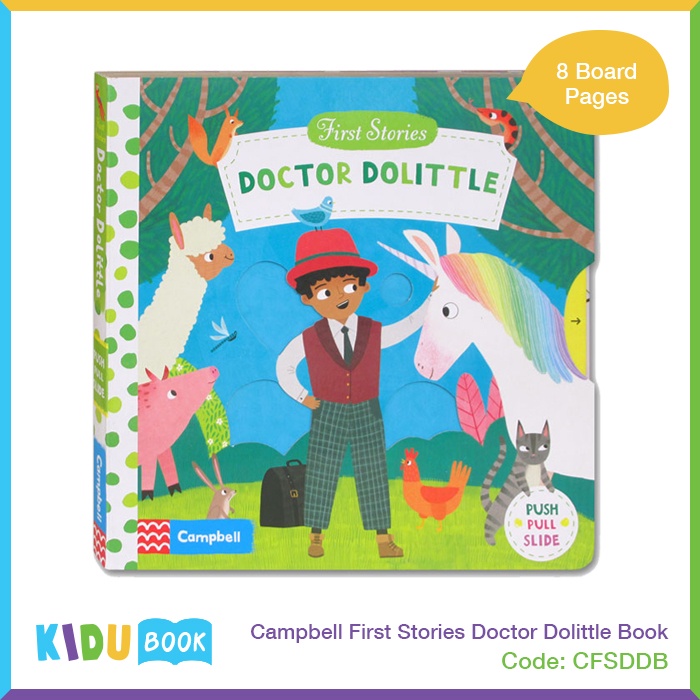 Buku Cerita Bayi dan Anak Campbell First Stories Doctor Dolittle Book Kidu Toys