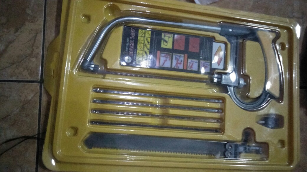 Gergaji Platinum Besi Metal Pvc Pipa Plastik Saw / Gergaji Multifungsi Set 3 Way Blade Magic Saw