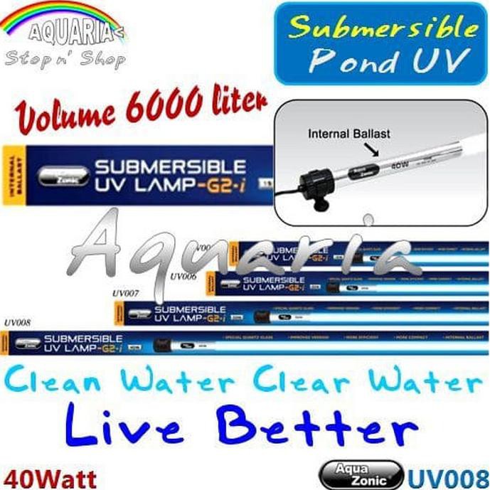 lampu uv aqua zonic 40 watt | lampu uv Aquarium kolam aquazonic 40watt Kualitas Baik