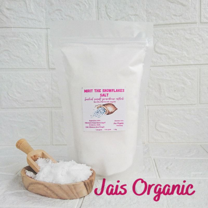 Garam Alami Mirit / Natural sea salt 250 gram/ Garam organik tanpa pemutih