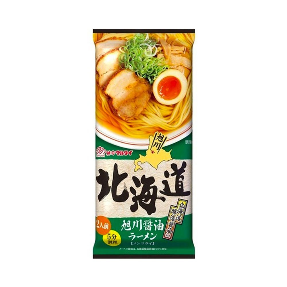 

MARUTAI Hokkaido Asahikawa Soy Sauce Ramen 2 Servings