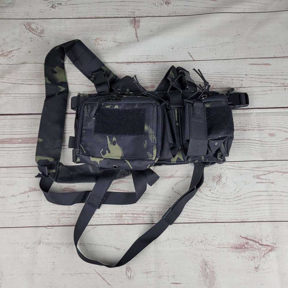 Tas Ransel Holster Set Rompi Tactical Chest Rig Vest Air soft  CS SST07