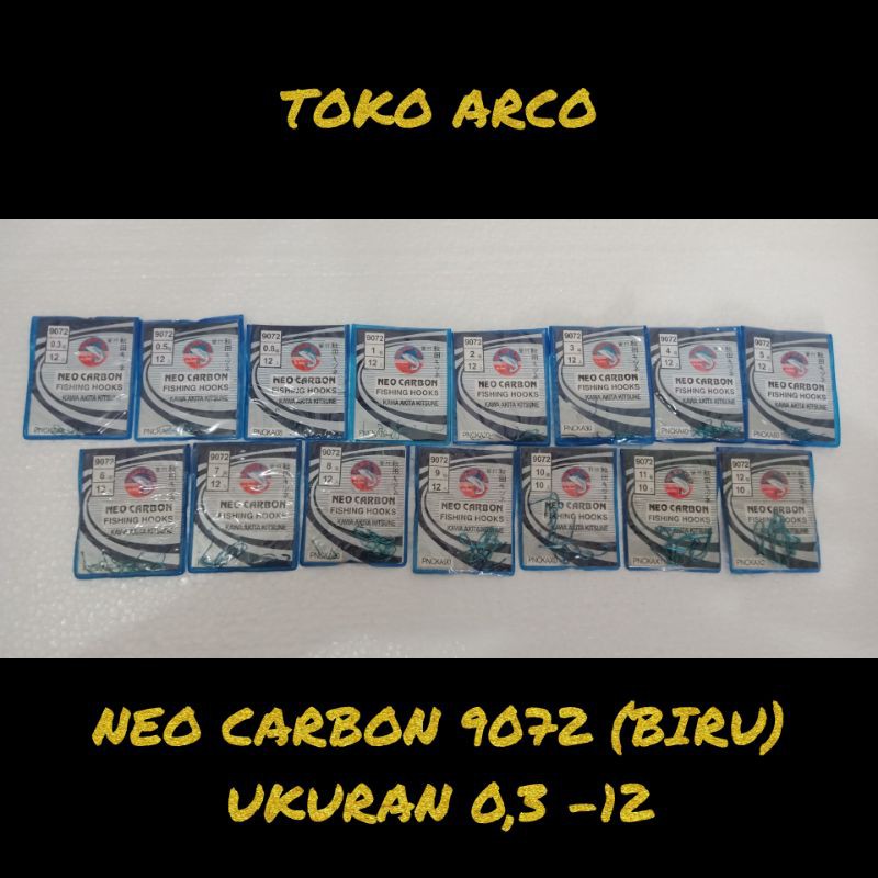 KAIL NEO CARBON 9072 (BIRU) UKURAN 0,3 - 12