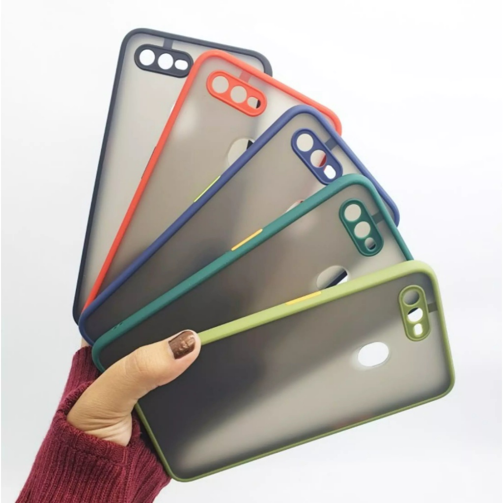 Bumper Matte Case Oppo A11k, Oppo A12 Candy Frosted Matte Case