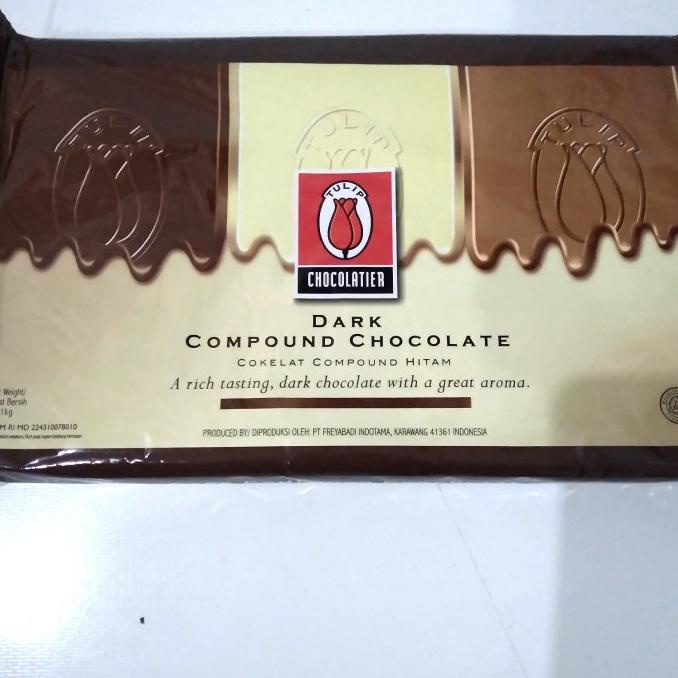 

[COD] Tulip Dark Coklat Compound 1Kg / DCC [COD]