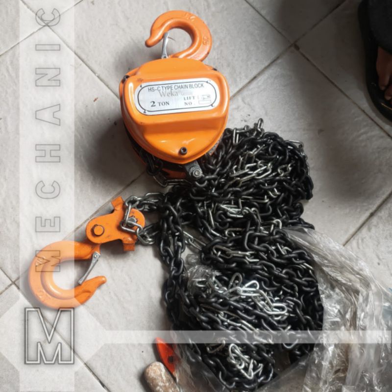Chain Block Weka Capacity 2Ton 3 Meter Takel Chain Block Hoist