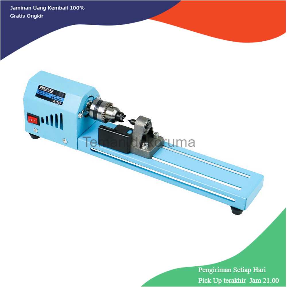 TD-AI01 WOLIKE Mesin Bubut Kayu Mini Lathe Beads Woodworking 150W - X707