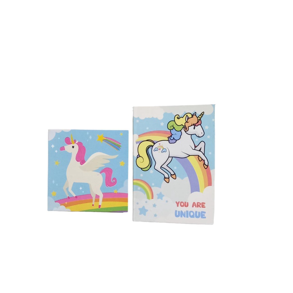 Kartu ucapan unicorn greeting card unicorn kado ultah anak birthday card lucu unik murah kado anak