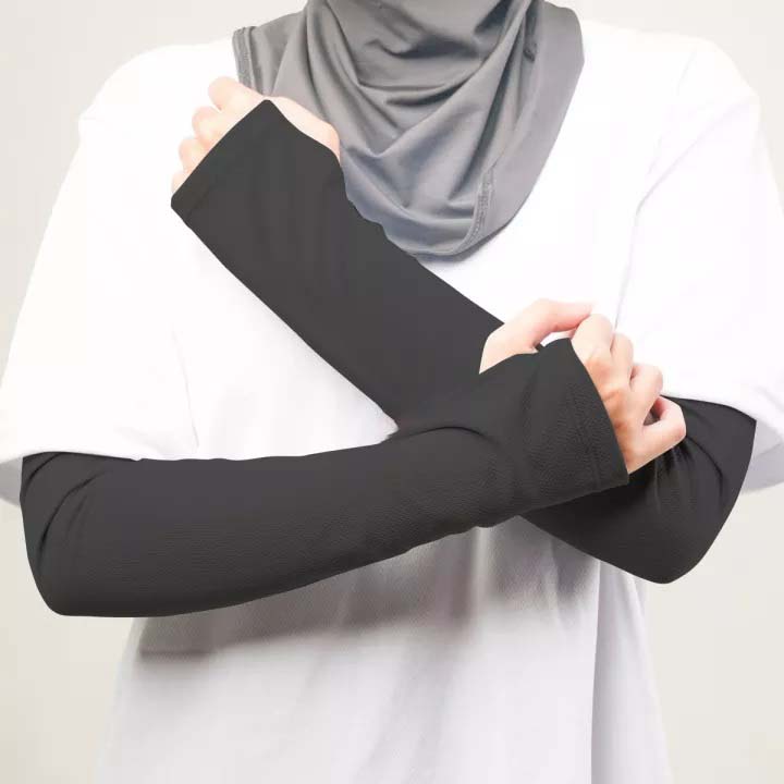 Manset Jari Handsock Sarung Tangan Wanita Muslimah Polos