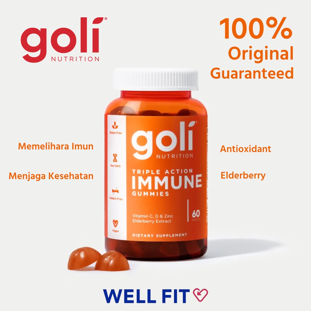 Official TRIPLE IMMUNE Gummy from GOLI / GOLI Elderberry