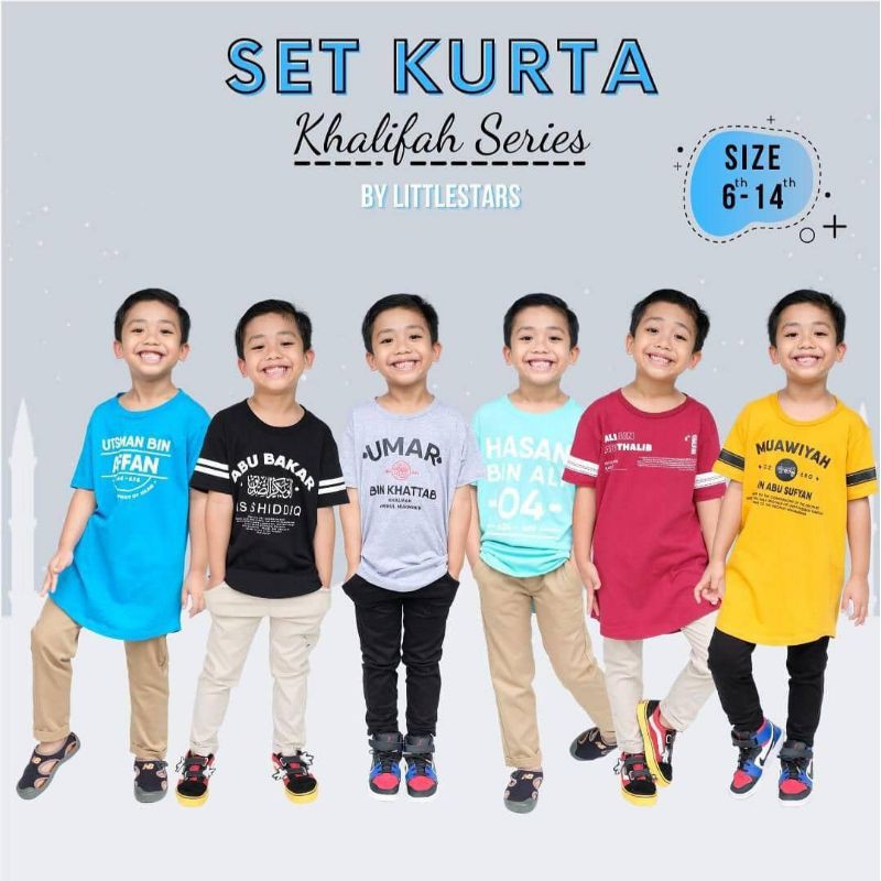 SET KURTA KHALIFAH SERIES BY LITTLE STARS