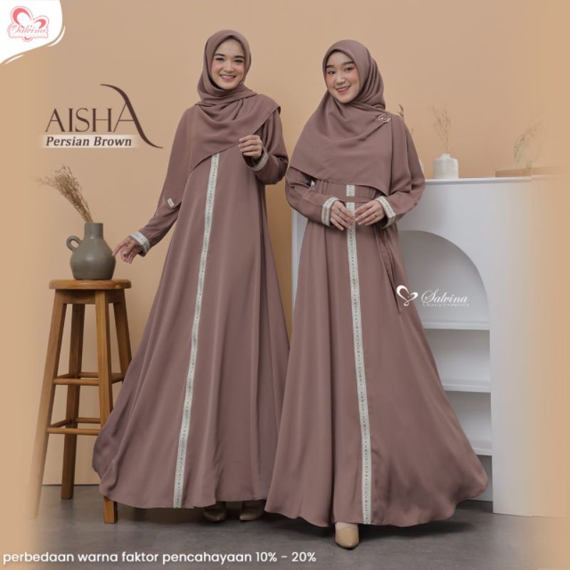 Abaya Aisha Dress Lebaran by Salvina