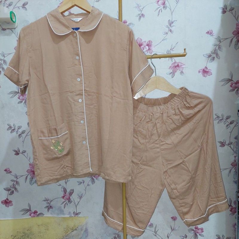 IFANI || AMRO SLEEPWEAR || BABYDOLL 3/4 PIVING || KRAH TWILL || BABYDOLL DEWASA || POLOS ||.KATUN TW